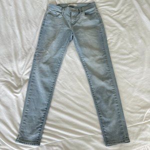 Levi's Skinny Light Wash Denim Jeans